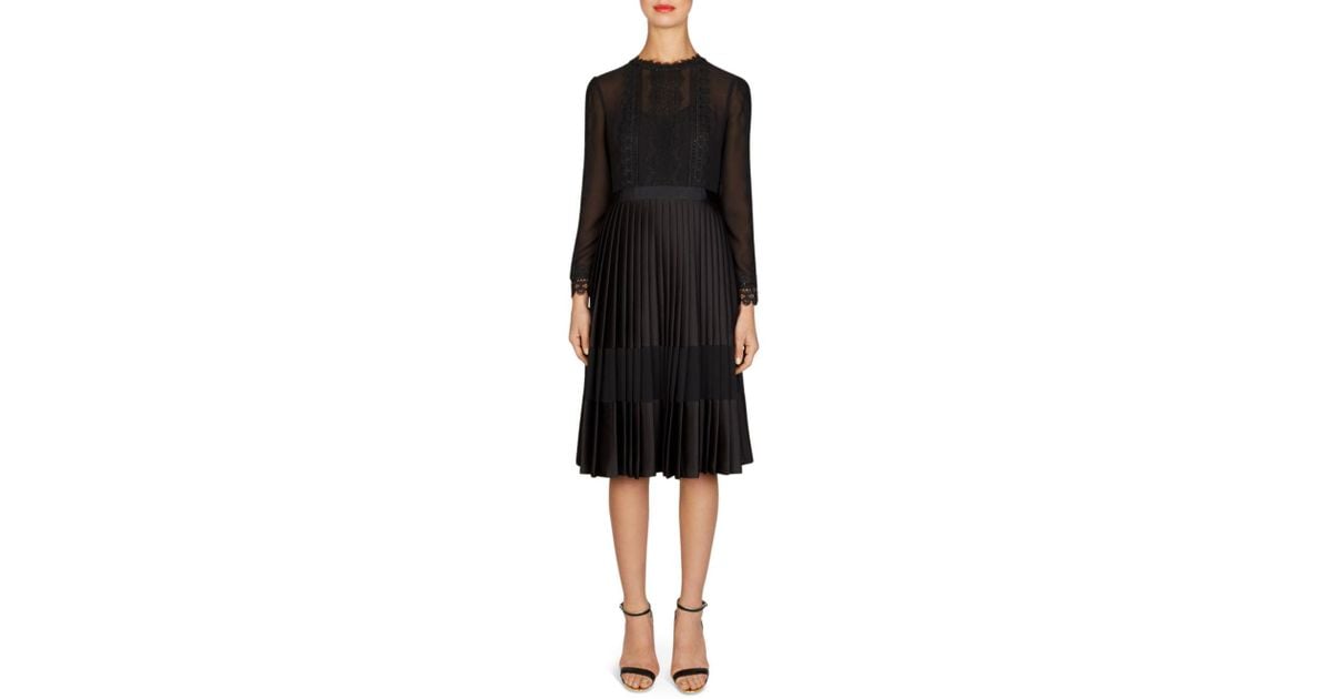 ted baker looez dress black