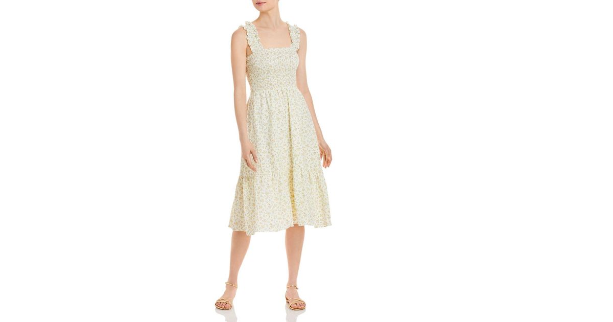 lucy paris smocked floral dress
