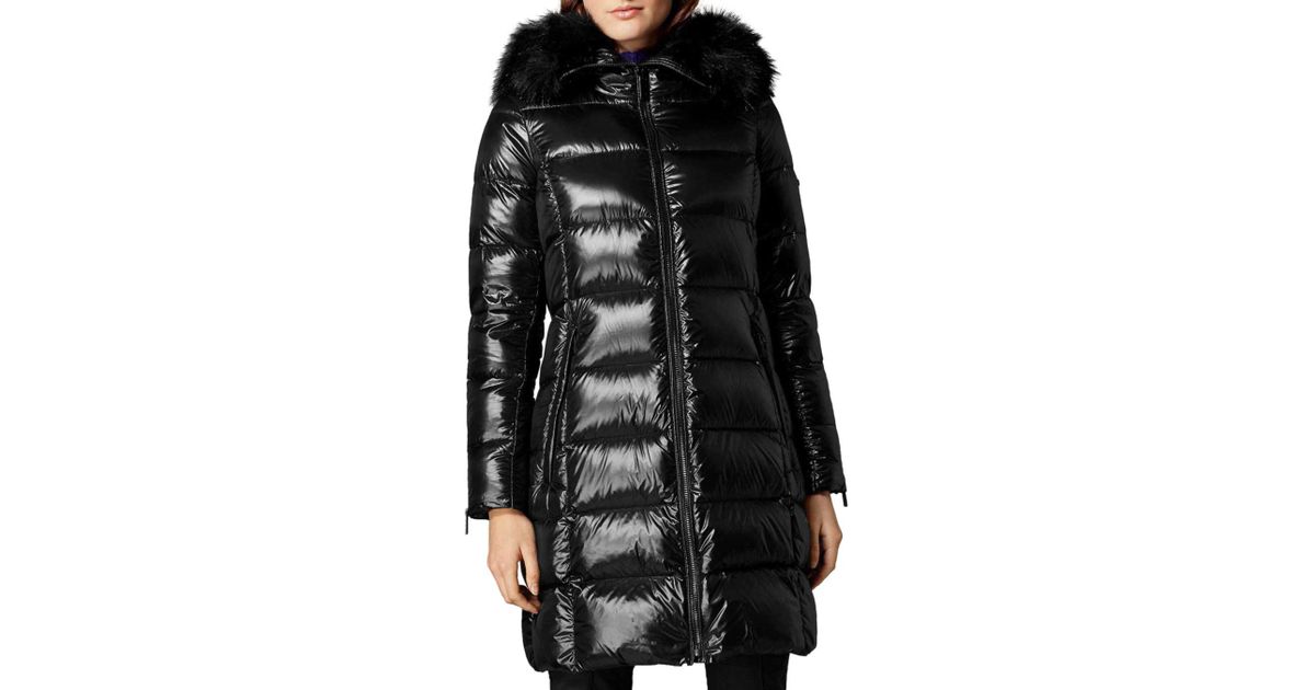 Karen Millen Shiny Puffer Coat Black Clearance, 55% OFF |  www.colegiogamarra.com