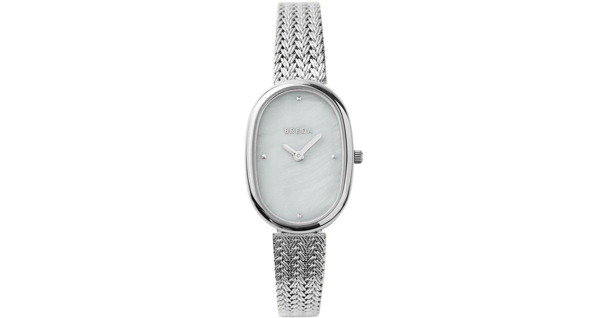 Breda Jane Tethered Watch in White/Silver (Metallic) Lyst