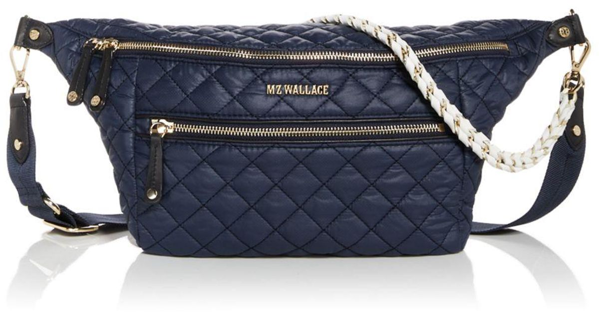 MZ Wallace Large Crossbody Sling Bag in Blue Lyst