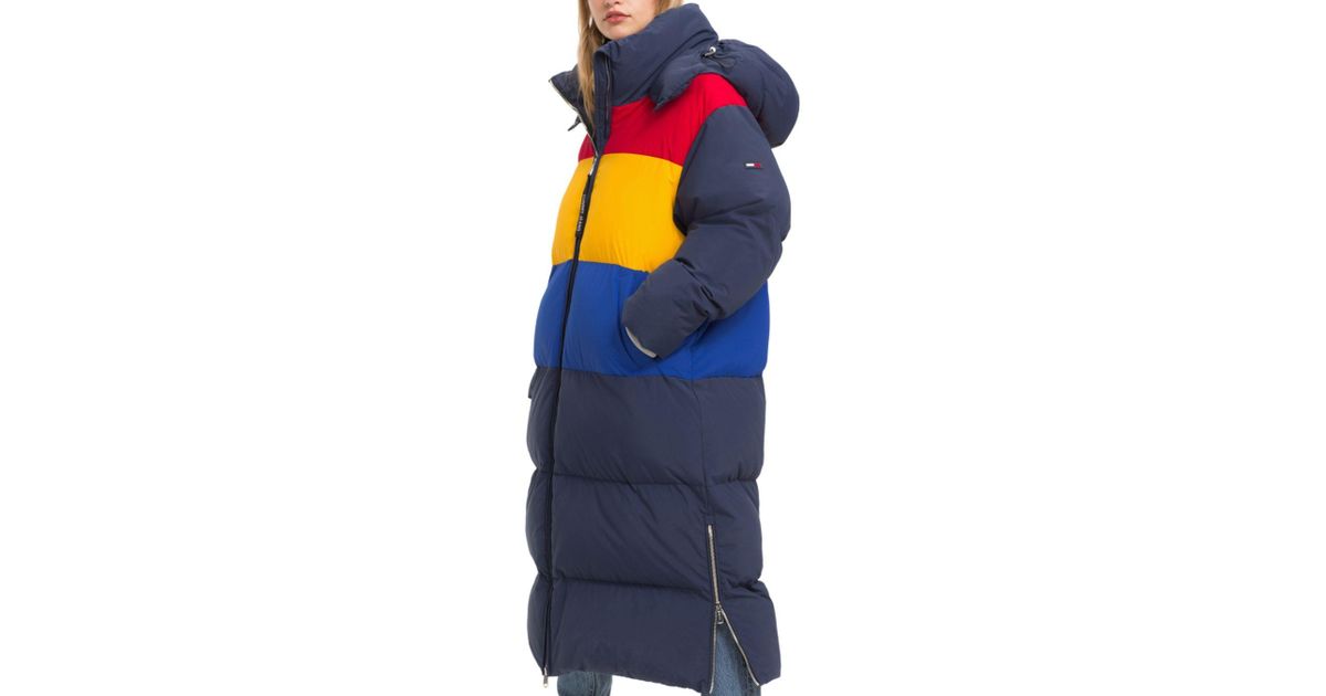 tommy hilfiger oversized puffer jacket