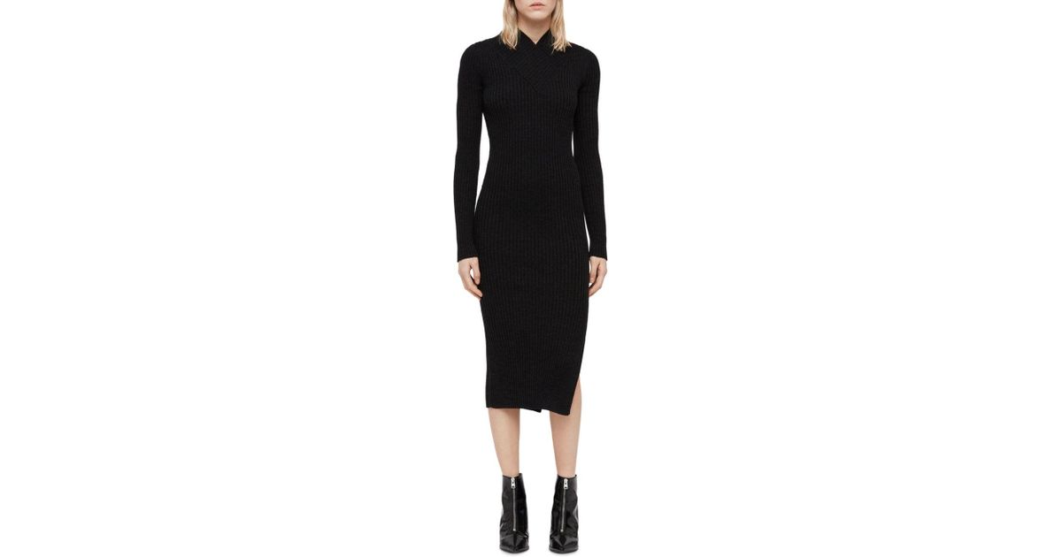 allsaints vries dress