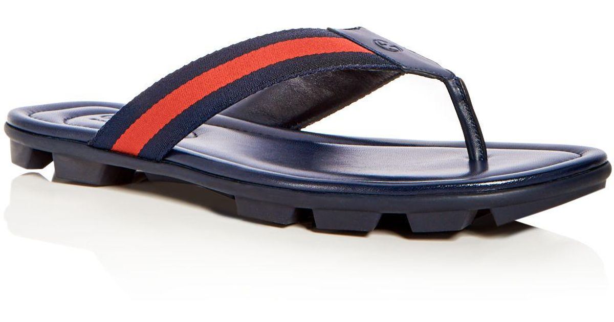 gucci men's titan thong sandals