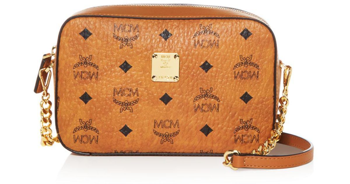 MCM Visetos Original Camera Bag Lyst