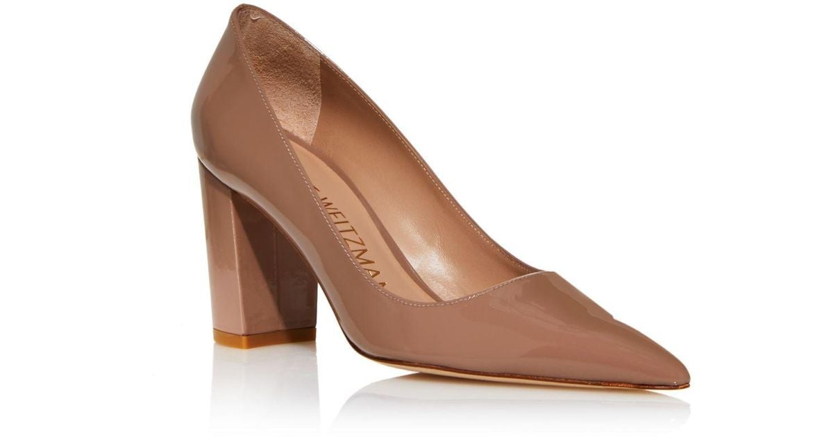 stuart weitzman block heels