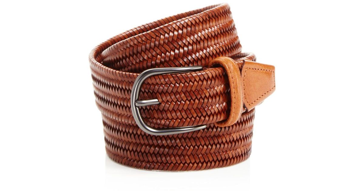 Light brown braided belt Clearance