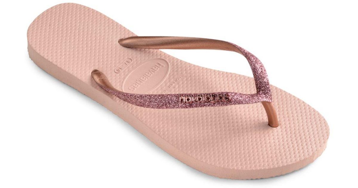 slim glitter havaianas