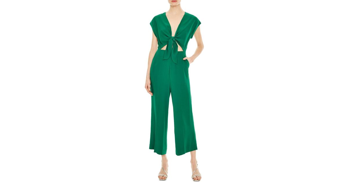 sandro green jumpsuit