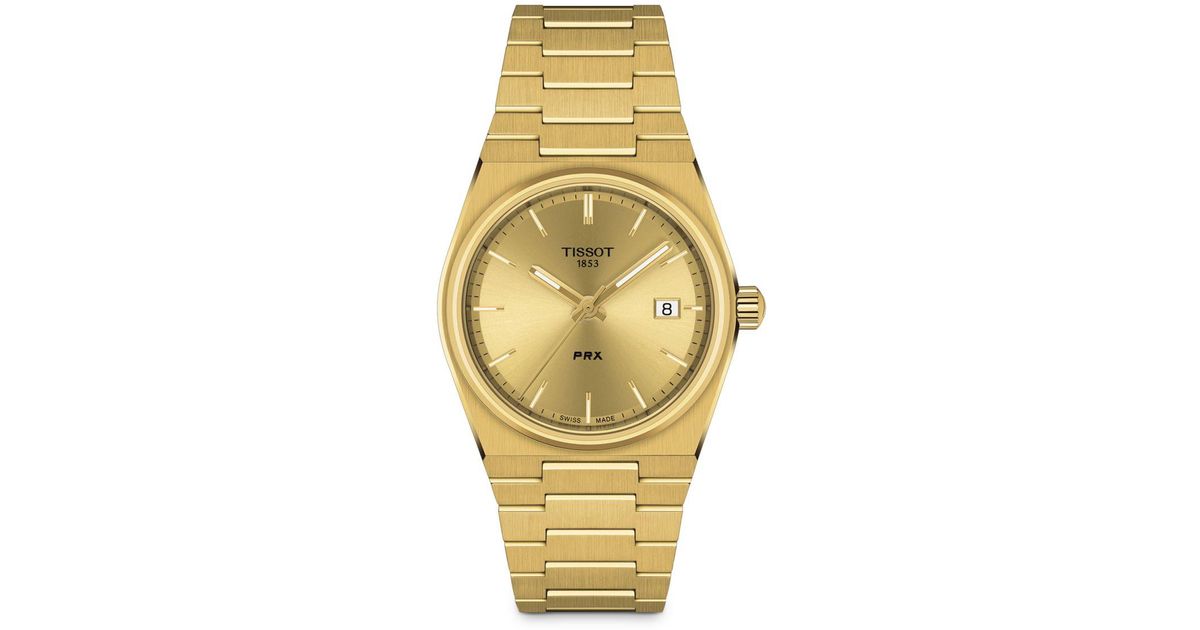 Tissot Prx Watch in Gold (Metallic) Lyst Canada