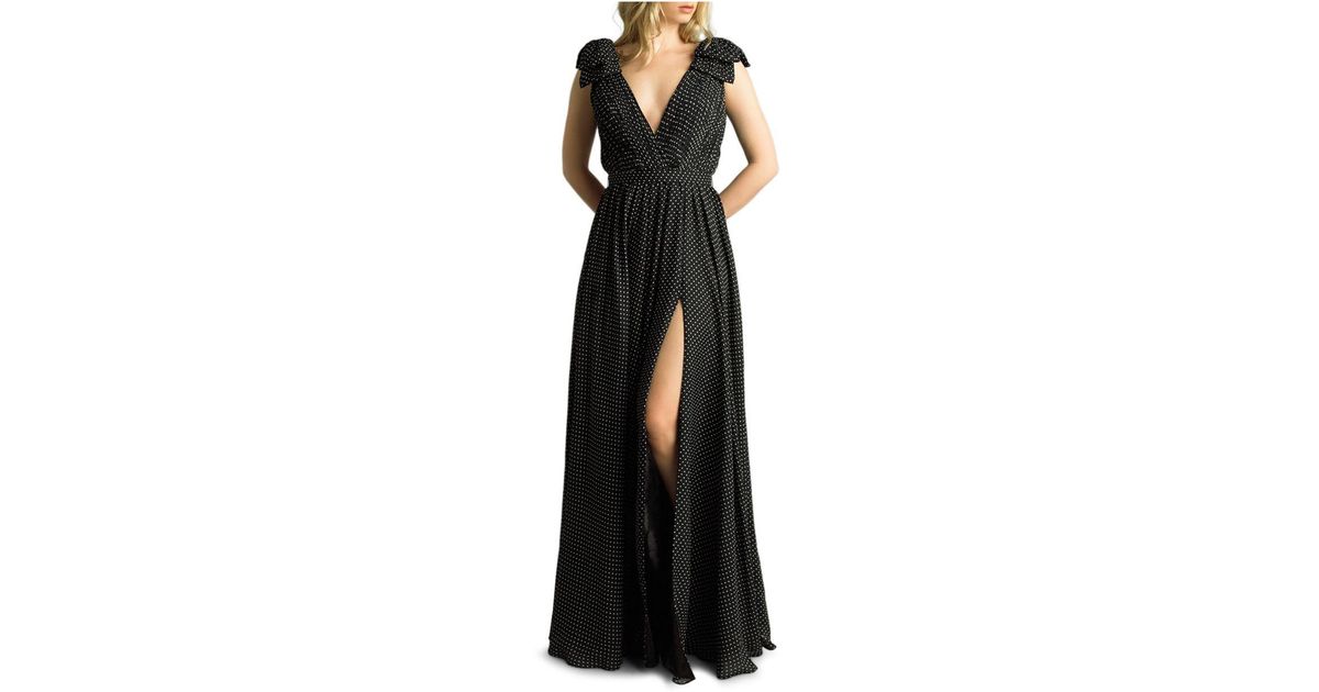 basix deep v gown