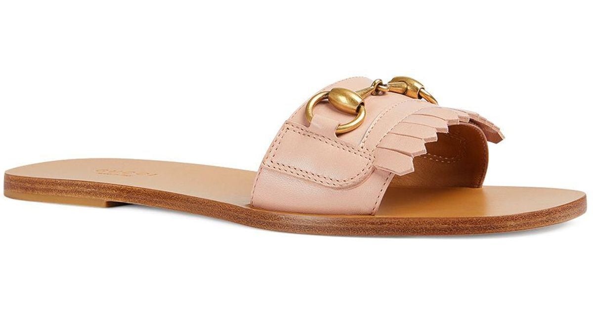 gucci fringe sandals