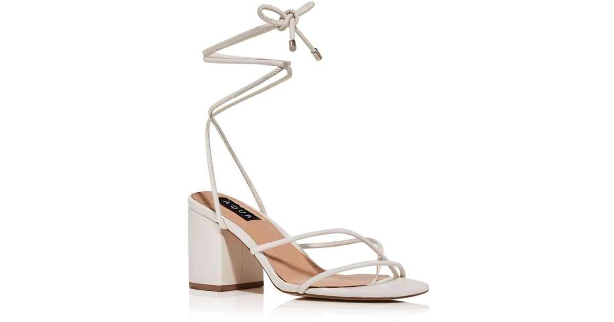 Kate Ankle Strap Block Heel Sandals 