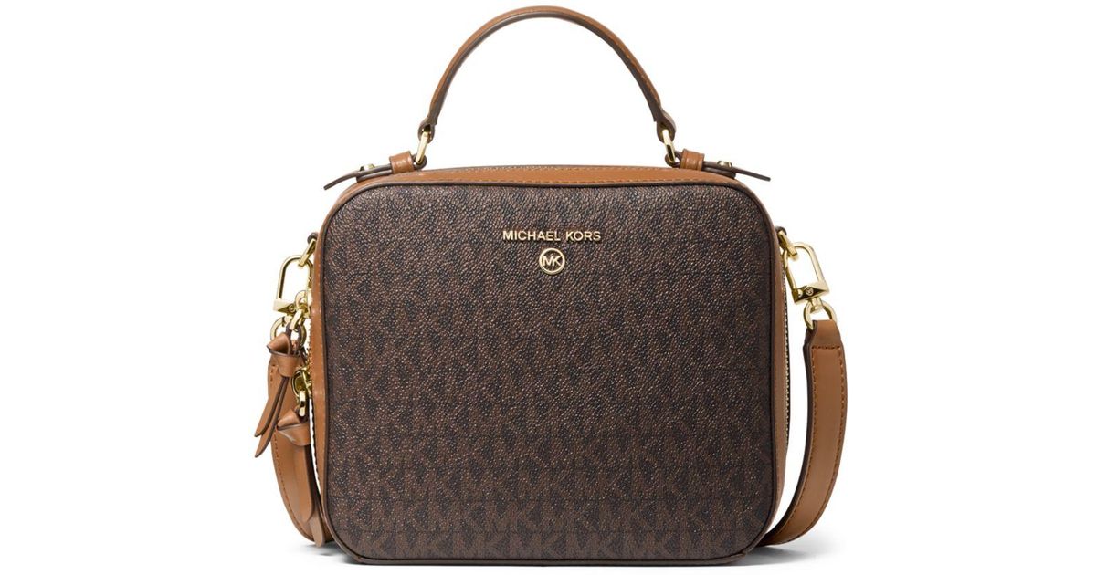 MICHAEL Michael Kors Jet Set Charm Medium Tophandle Crossbody in Brown