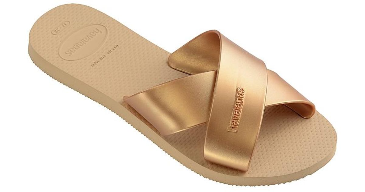 Havaianas Aqua Metallic slippers vrouw