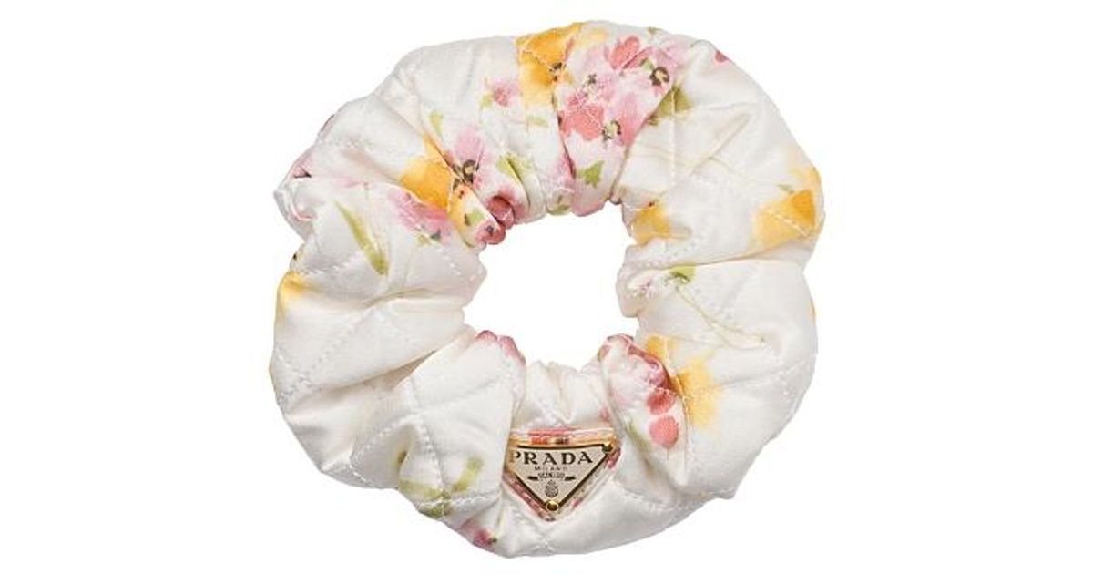 Beautiful Prada Satin Scrunchie Prada Re-Nylon Scrunchie | Saks Fifth Avenue main image 2