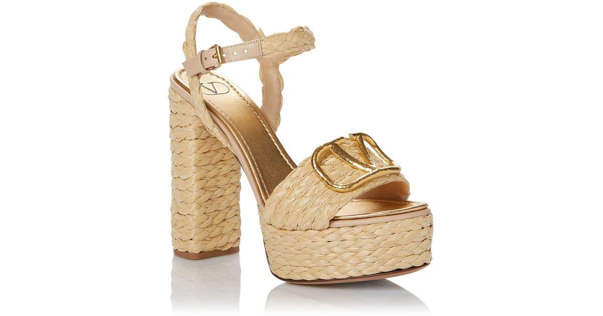 valentino vlogo sandals clear