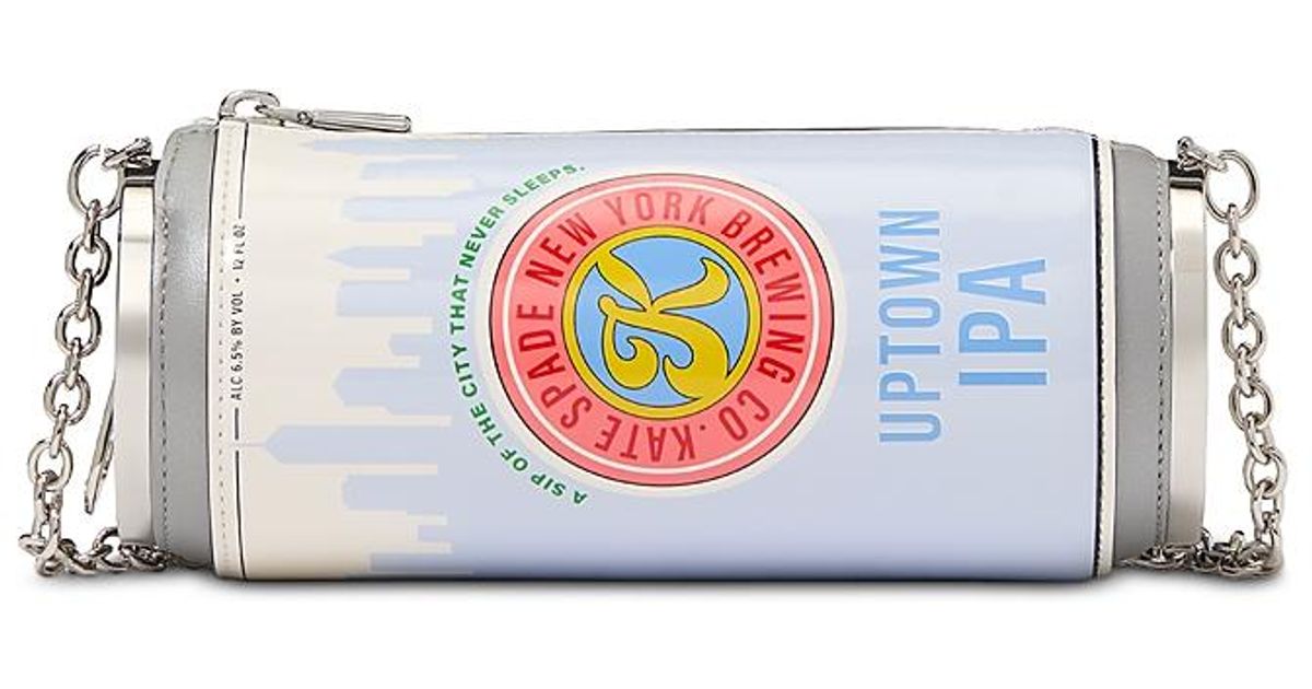 Kate Spade Snack Time Metallic Pochette in White | Lyst