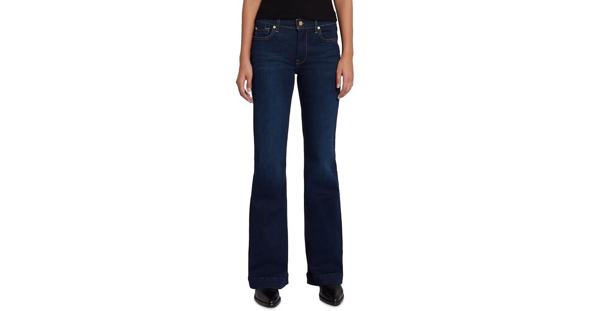 Jeans Flare Seven For All Mankind Taille 8 - Occasion Très Bon état - Style Décontracté Femme