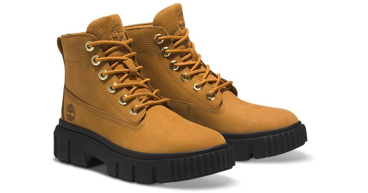 Timberland Leather Greyfield Boots in Brown | Lyst