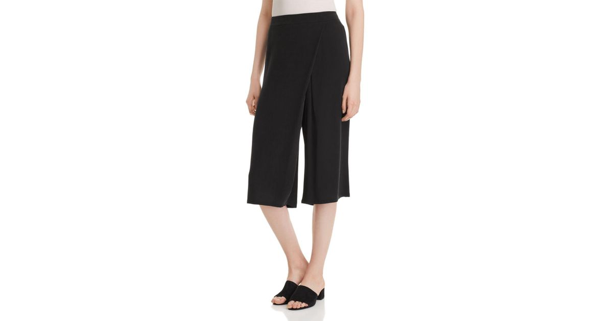 eileen fisher faux wrap pants