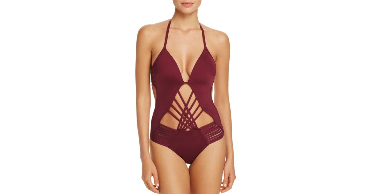 kenneth cole wireless push up one piece