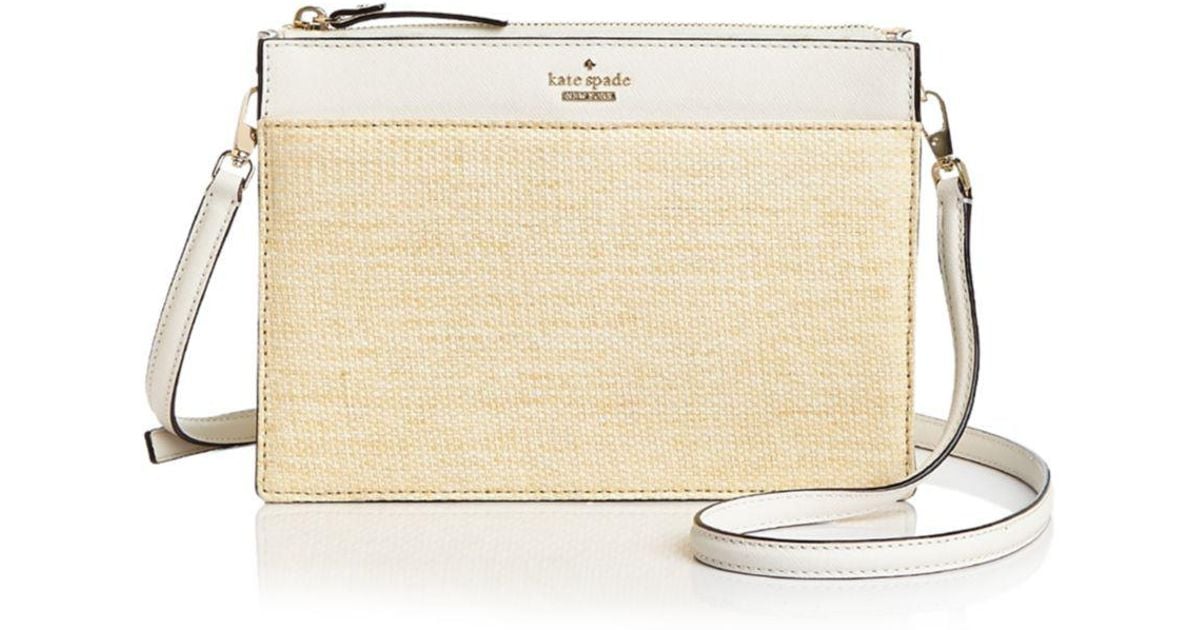 kate spade straw crossbody