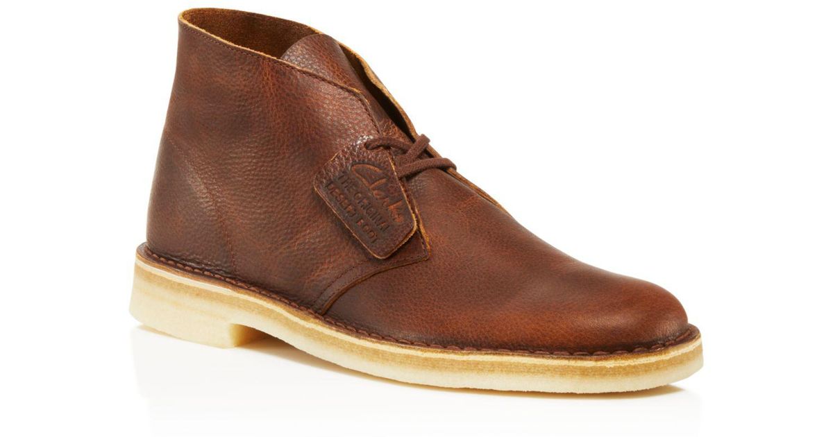 clarks desert boots gold