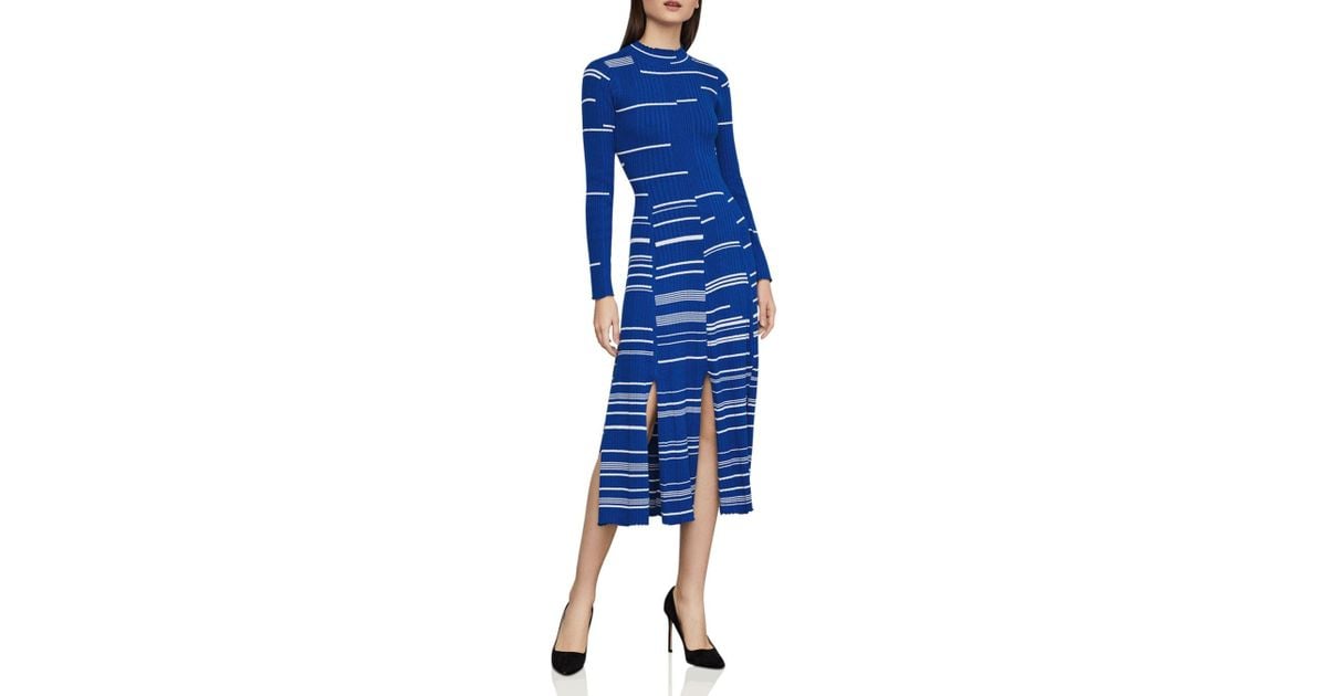 bcbg mixed stitch sweater dress