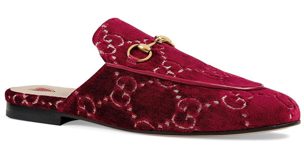 gucci red slippers