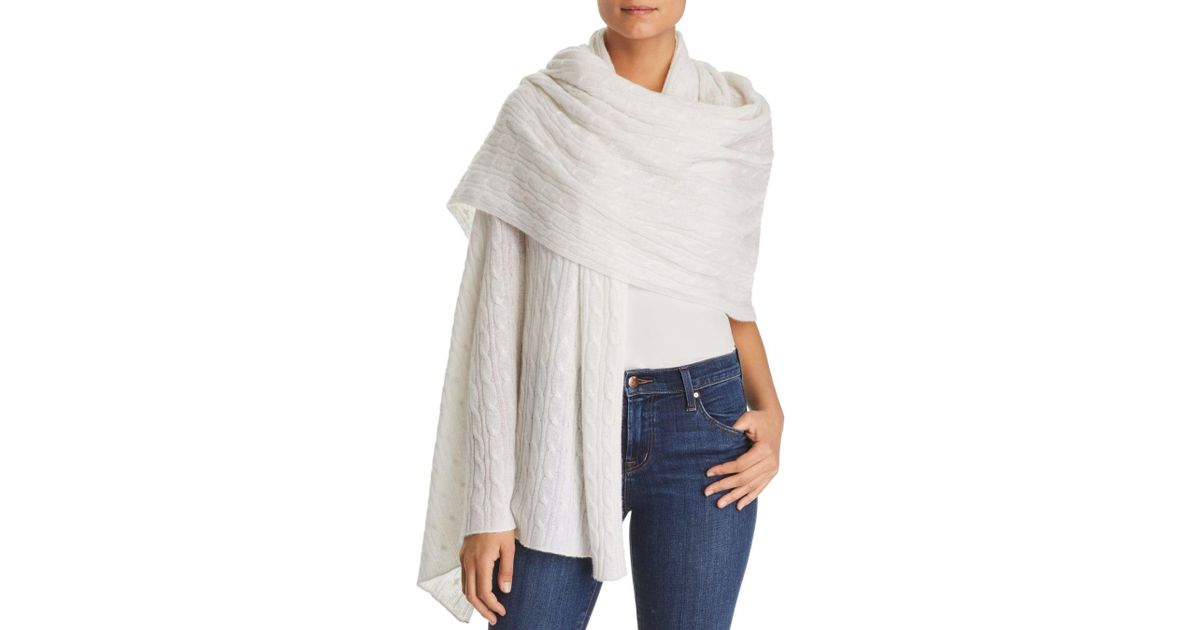 c by bloomingdale's women's cashmere travel wrap