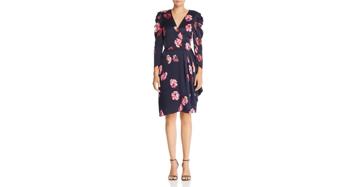 joie miltona floral wrap dress