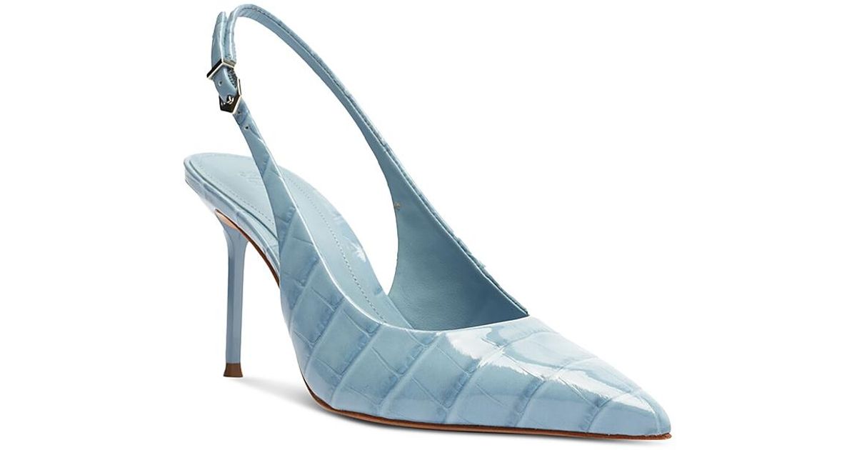 サンダル・ミュール PLAIN SS25 LUISA 55 (AG1633 VERNICEBORDEAUX) SCHUTZ SHOES Paola Slingback Pumps in Blue | Lyst