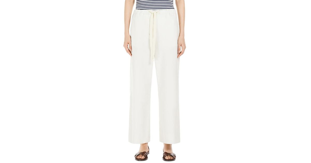 Max Mara Beige Cotton Joggers (Workout Pants)