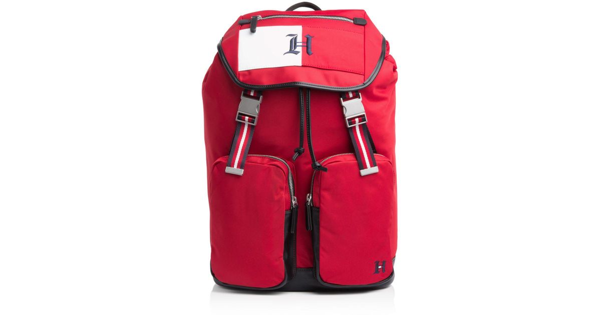 Tommy Hilfiger Synthetic Lewis Hamilton Backpack in Red for Men | Lyst