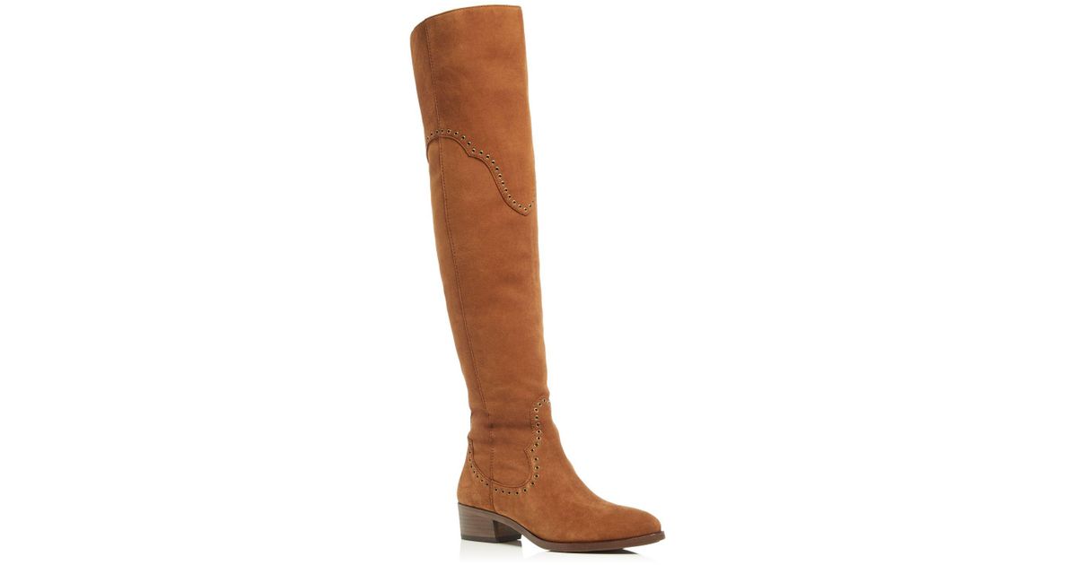 frye ray grommet over the knee boots