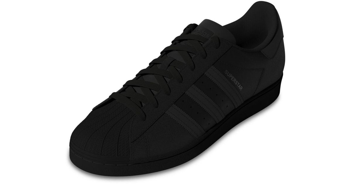 black leather superstars