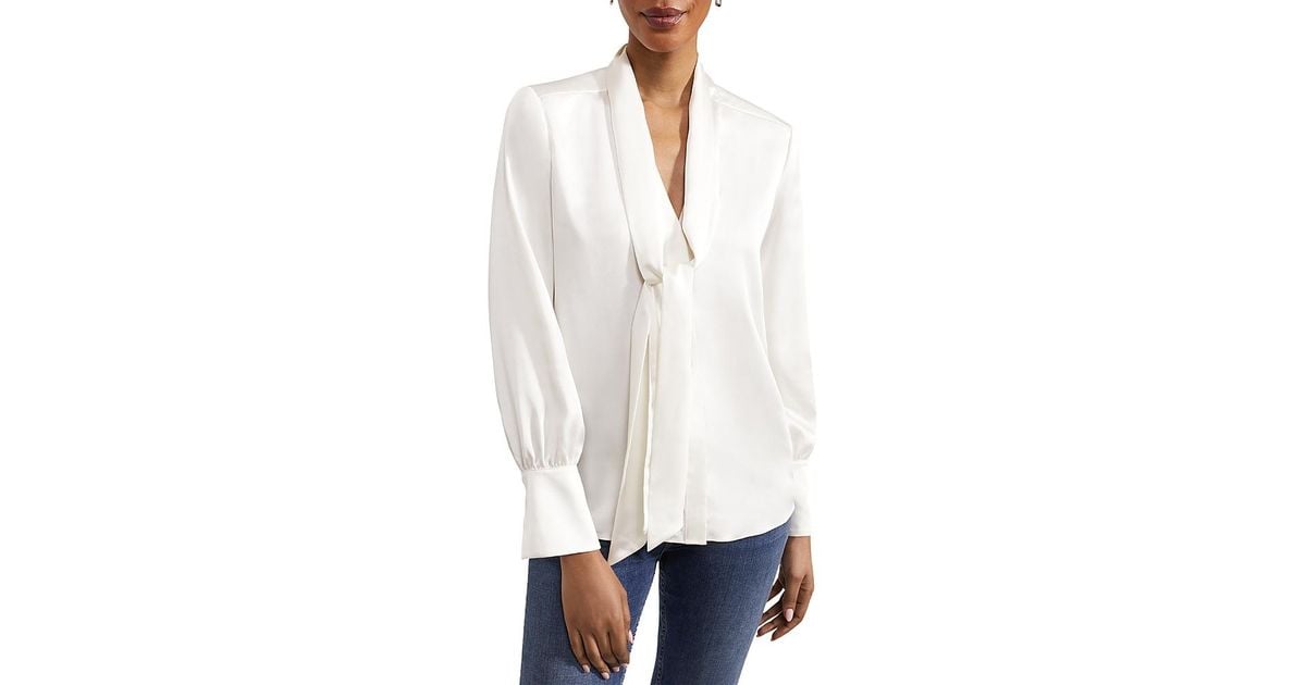 大人気新品セール ブ Hobbs Lawson Blouse in White | Lyst トップス