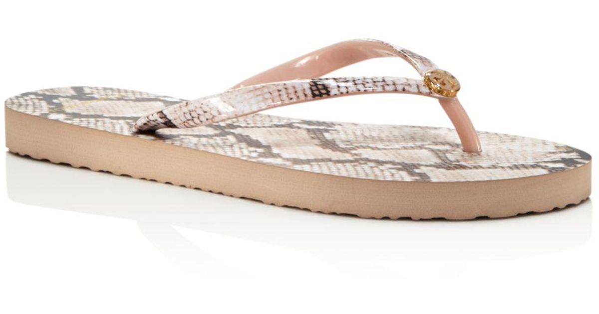 tory burch flip flops bloomingdales