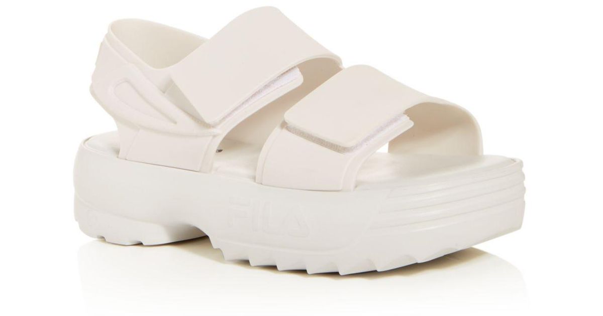 melissa x fila sandals