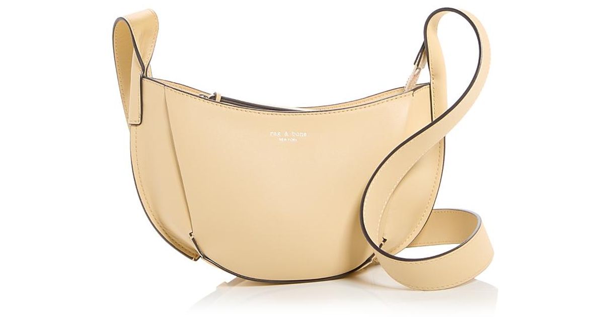 Travis Rothbone Bags Rag & Bone Carter Leather Crossbody Bag in Natural | Lyst