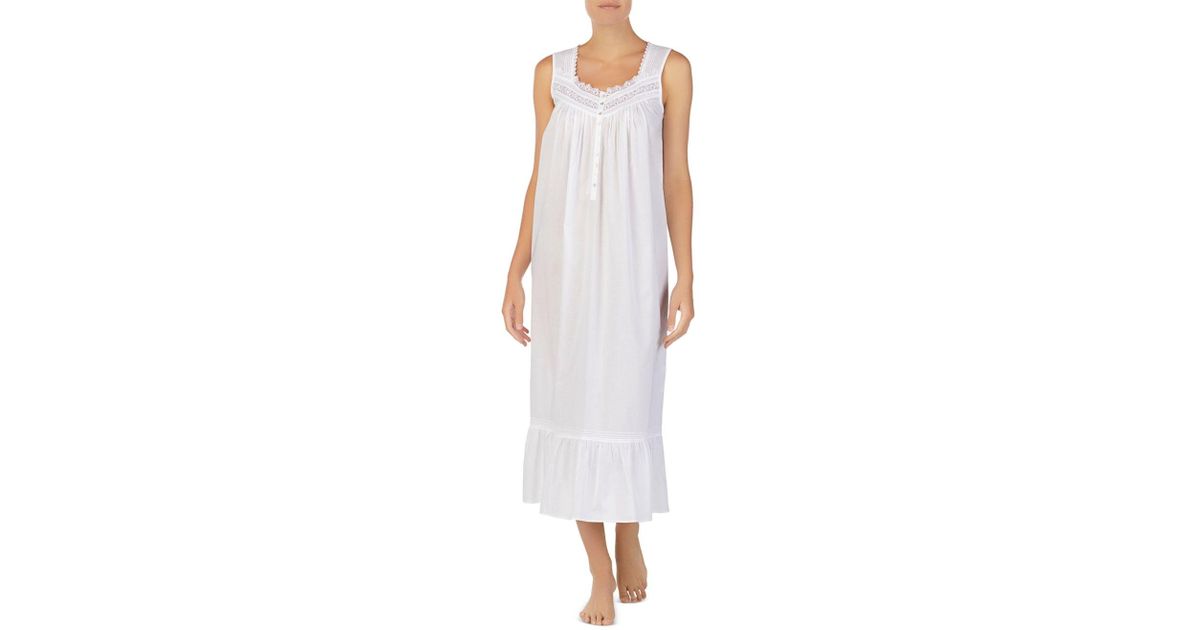 sleeveless long nightgown