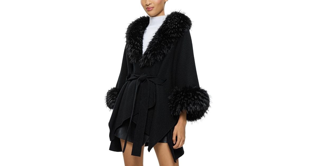 Sweater Coat Alice And Olivia Fur Coat Alice Olivia Joanne Sweater