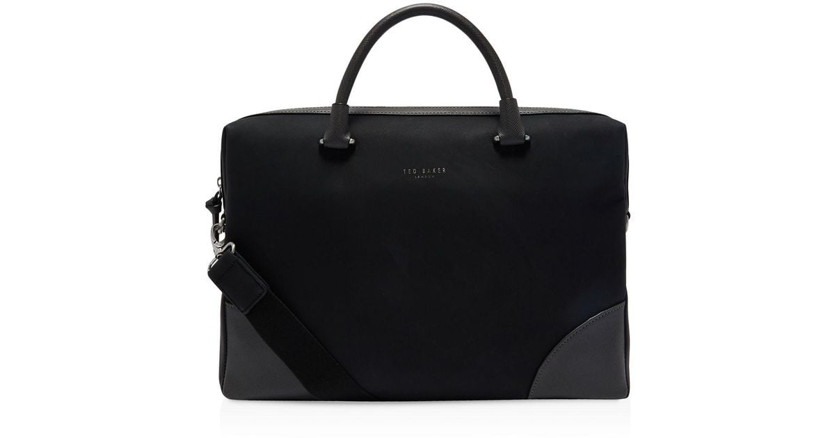 ted baker nubuck document bag