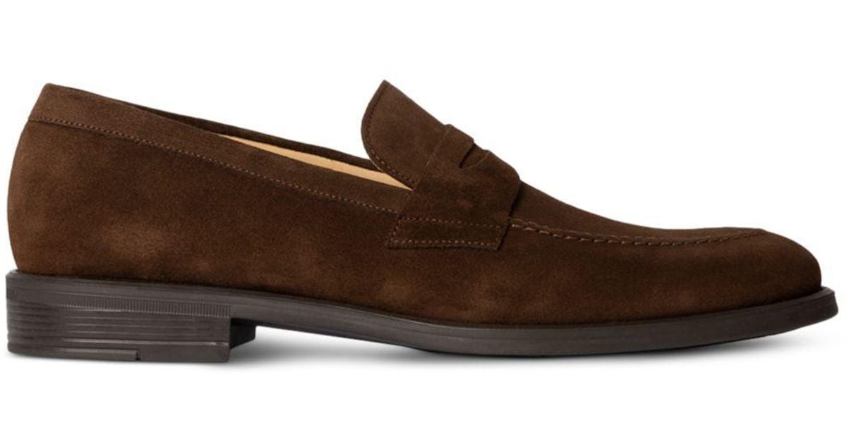 PS by Paul Smith Remi Slip On Penny Loafers in Brown for Men | Lyst