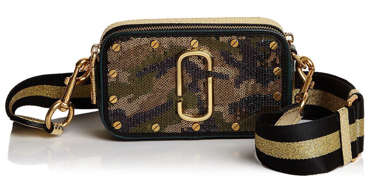 Lyst Marc Jacobs Snapshot Sequin Camo Camera Bag