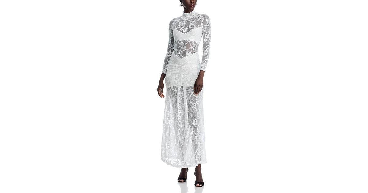 beaded lace applique wedding dress Stella Couture 23569 Beaded Lace Applique Long Wedding A Line Dress main image 1
