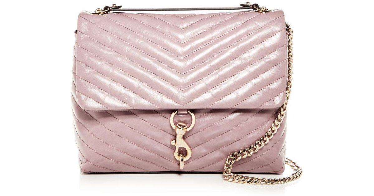 rebecca minkoff edie medium convertible leather shoulder bag