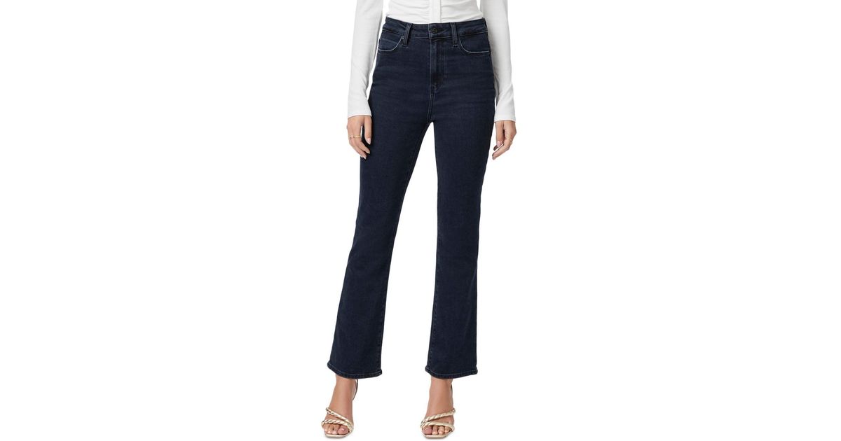 PAIGE Claudine High Rise Ankle Flare Jeans In Aster in Blue | Lyst