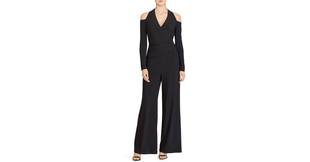 ralph lauren cold shoulder jumpsuit